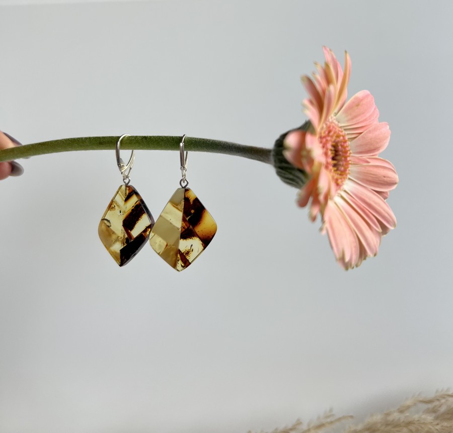 Auskarai - ,,Medaus ženklai"